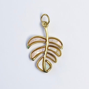 Monstera Charm - EmpressVenusJewellery