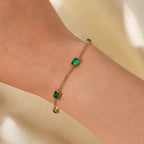 Sora Green Bracelet EMVE Jewels