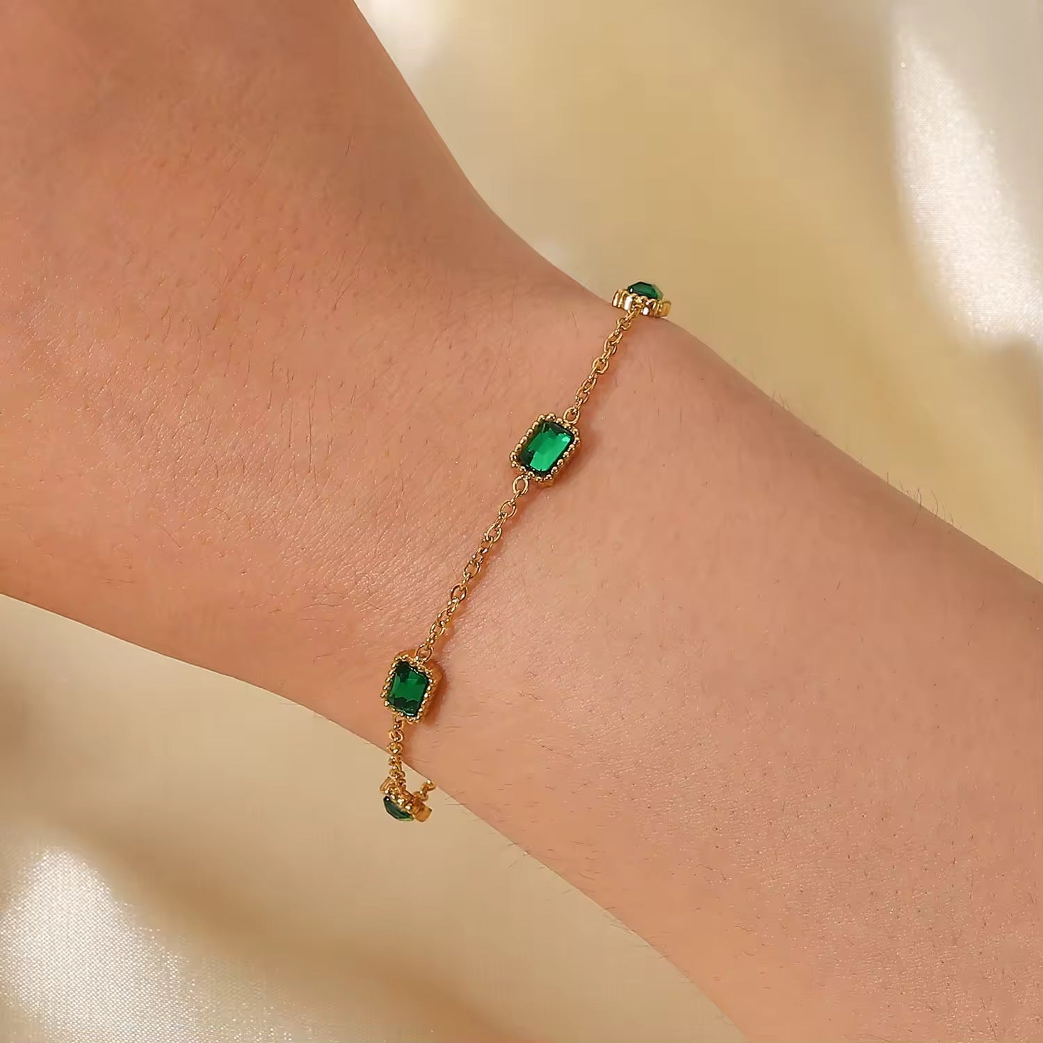 Sora Green Bracelet EMVE Jewels