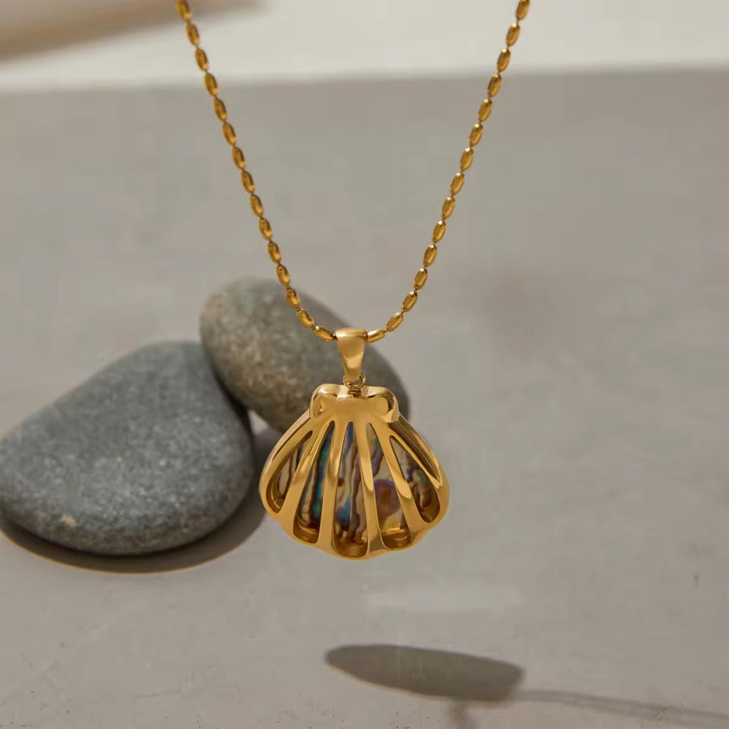 Abalone Shell Necklace EMVE Jewels