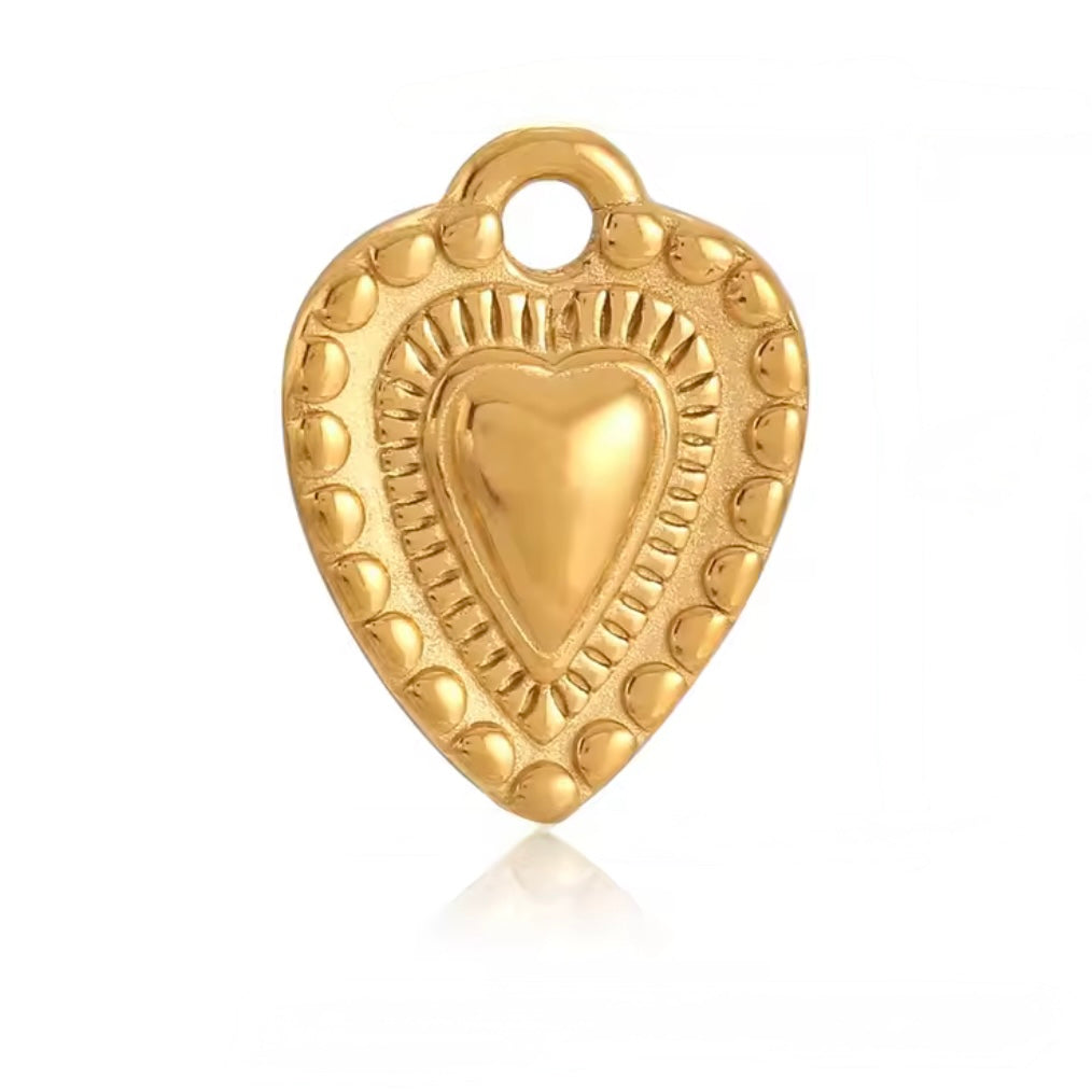 Heart Pendant Charm EMVE Jewels