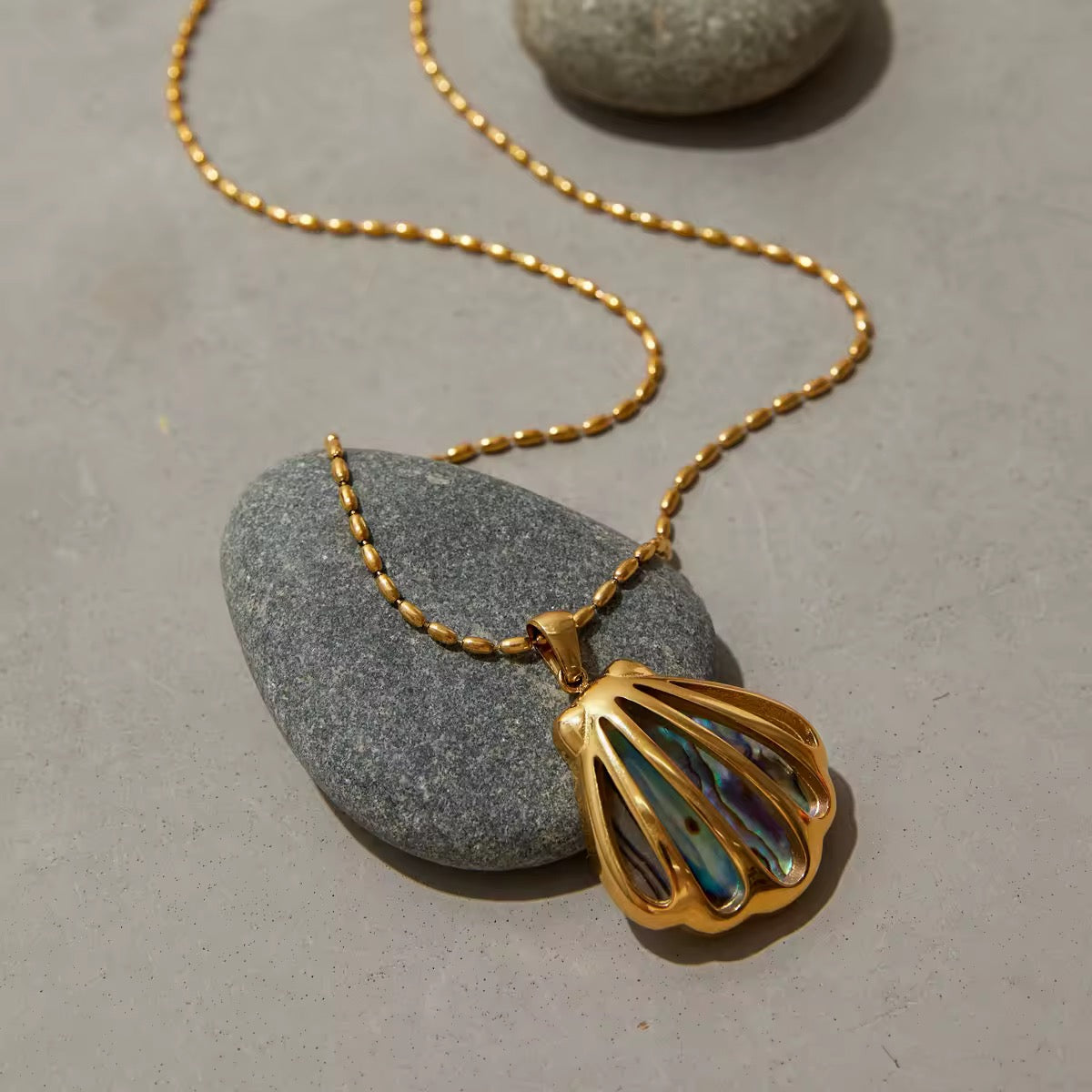 Abalone Shell Necklace EMVE Jewels
