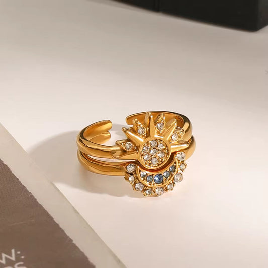 Luneria Dúo Rings EMVE Jewels