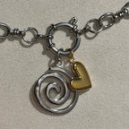 Swirl Charm - EmpressVenusJewellery