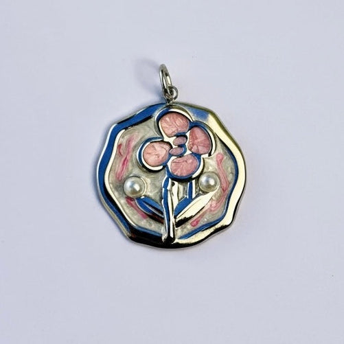 Daisy Charm Silver - EmpressVenusJewellery