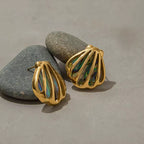 Abalone Shell Earrings EMVE Jewels