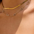 Herringbone Necklace EMVE Jewels