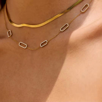 Herringbone Necklace EMVE Jewels