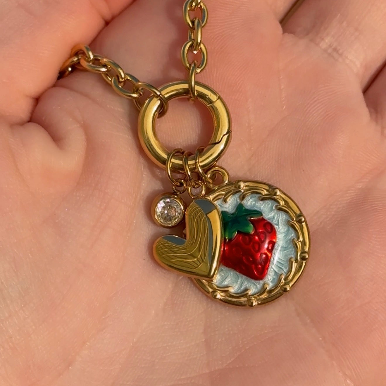 Mini Gemstone Charm - EmpressVenusJewellery