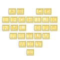 Letter Charm EMVE Jewels