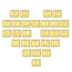 Letter Charm EMVE Jewels