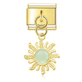 Sun Green Charm EMVE Jewels