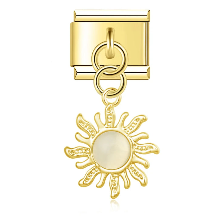 Sun White Charm EMVE Jewels