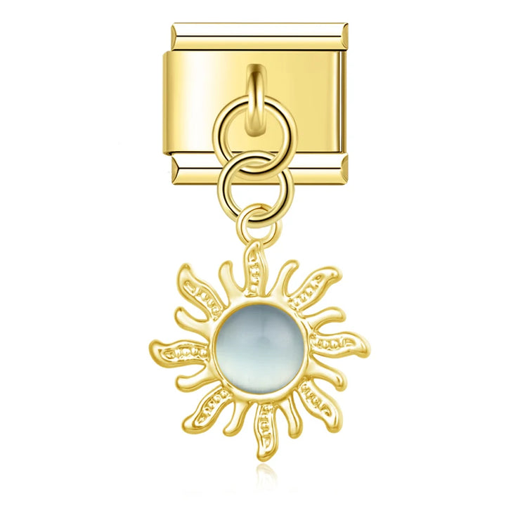 Sun Blue Charm EMVE Jewels