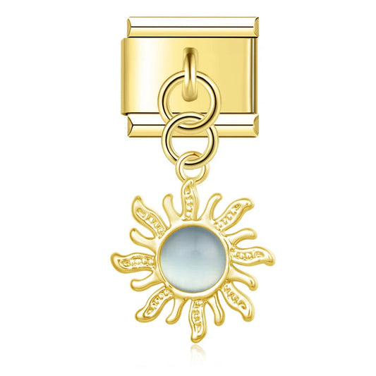 Sun Blue Charm EMVE Jewels