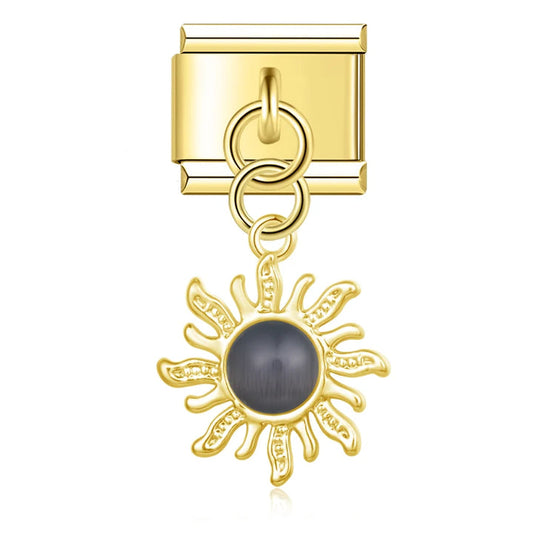 Sun Black Charm EMVE Jewels