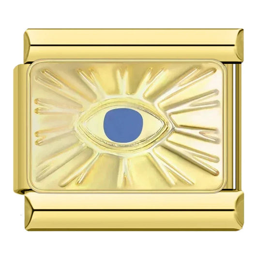 Golden Eye Charm EMVE Jewels