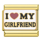 I Love My GF Charm EMVE Jewels