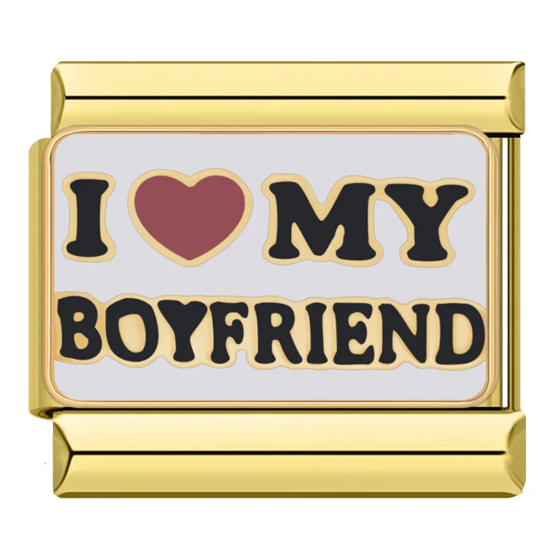 I Love My BF Charm EMVE Jewels