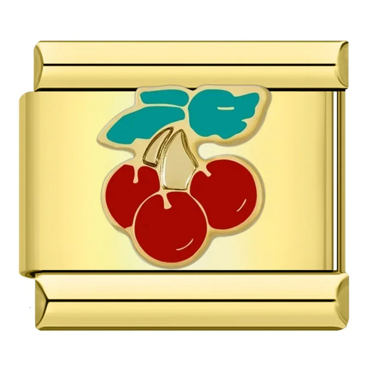 Triple Cherries Charm EMVE Jewels