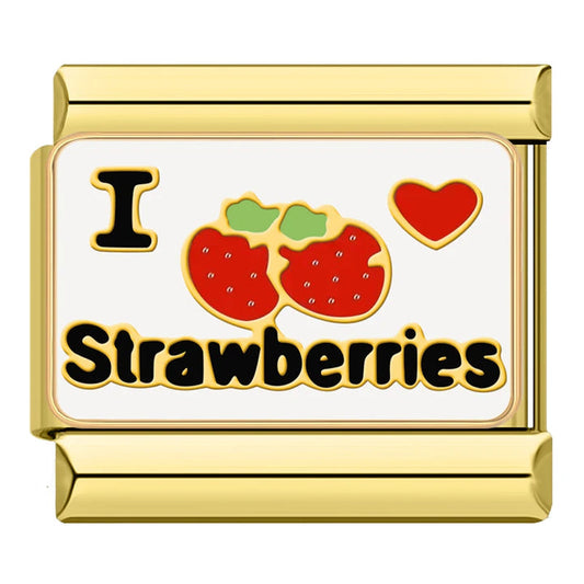 Strawberries Charm EMVE Jewels