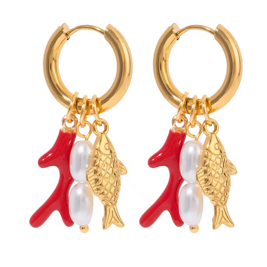 Reef Rider Earrings EMVE Jewels
