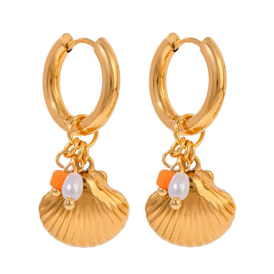 Shellbound Earrings EMVE Jewels