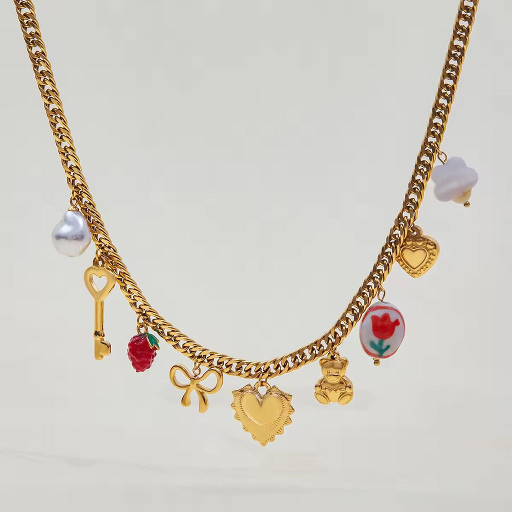Amelie Charm Necklace EMVE Jewels