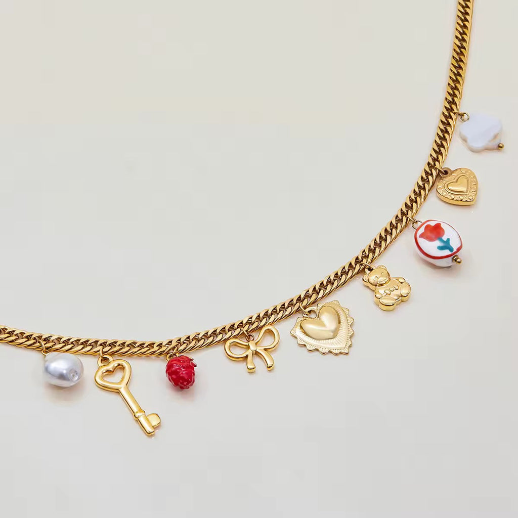 Amelie Charm Necklace EMVE Jewels