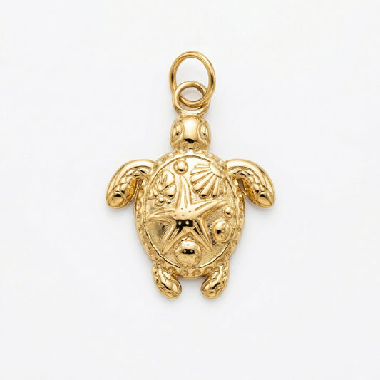 Turtle Charm Gold EMVE Jewels