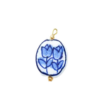 Blue Roses Charm EMVE Jewels