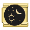 Moon and Stars Charm EMVE Jewels