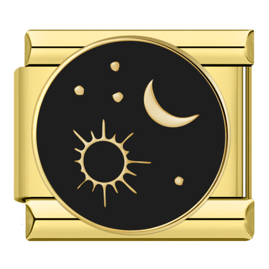 Moon and Stars Charm EMVE Jewels