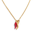 Chili Pendant Necklace in Stainless Steel EMVE Jewels