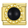 Black Gemstone Charm EMVE Jewels